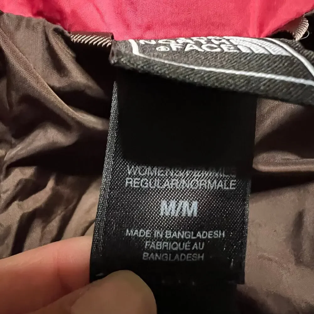 The North Face Coat Womens Medium Hyvent 3 in 1 Ski Winter Hooded Jacket Brown - Picture 8 of 11